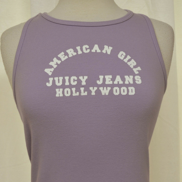 Juicy Couture Tops - Juicy Couture Racer Back American Girl Tank Top